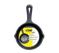 Lodge Mini sartene/sartén redonda de hierro fundido previamente sazonada de 8,89 cm/3,5 pulgadas