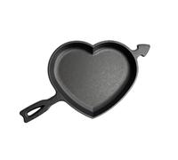 Lodge Sartén de corazón de hierro fundido sazonado