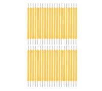 LOEFLIFA 50 Piezas Filamento de Bombilla LED 3v 38mm 120ma, Luz Cálida | Pieza de Repuesto, 2700k Amarillo, Uso Doméstico, Dormitorio y Tienda, Instalación Sencilla
