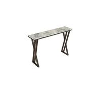 loeusjfnr Mesa de Altura de Barra Mesa de Bar con losa Roca for cafetería, Mesa Moderna y Sencilla mármol for Pared Sala Estar en casa, Larga Alta