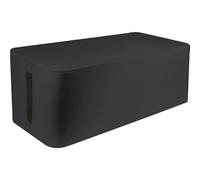 LogiLink Organizador de cables KAB0062 – plástico 135×400×160 mm – Negro 1 pieza