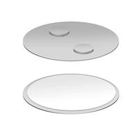 LogiLink Kit de fijación con diámetro de 4 cm para, por Ejemplo, Detector de Humo, sin Necesidad de taladrar