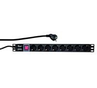 Logilink pdu8c01 unidad de distribución de energía (pdu) 8 salidas a