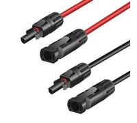 LogiLink PHC0103 - Kit de alargador solar MC4/M a MC4/F, 6 mm², CU, 5 m