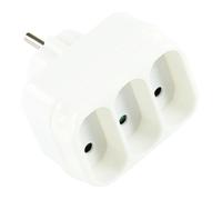 Logon lps140 base múltiple 3 salidas ac interior blanco
