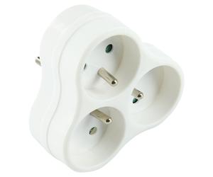 Logon lps150 base múltiple 3 salidas ac interior blanco