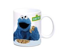 Logoshirt®️ Barrio Sésamo I Monstruo de las Galletas I Cookie Monster since 1969 I Taza de café porcelana I 300 ml I Diseño original con licencia