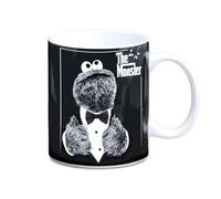 Logoshirt®️ Barrio Sésamo I Monstruo de las Galletas I The Monster I Taza de café porcelana I 300 ml I Diseño original con licencia