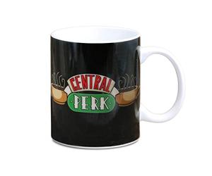 Logoshirt® Friends - Central Perk - Logo I Taza de café de porcelana, 300 ml I Apta para lavavajillas y microondas I En caja de regalo de color I Diseño original con licencia