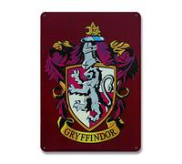 Logoshirt® Harry Potter - Cresta - Gryffindor Logo - Cartel de chapa - Placa de metal - Retro - 15 x 21 cm