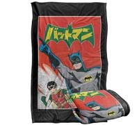 LOGOVISION Batman Robin Kanji Big Logo Manta súper Suave con Tacto Sedoso - 91 x 147 cm