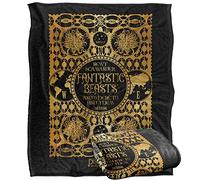 LOGOVISION Fantastic Beasts The Secrets of Dumbledore Fantastic Beasts Cover Manta súper Suave con Tacto Sedoso - 152 x 127 cm
