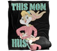 LOGOVISION Looney Tunes Mother's Day This Mom Hustles Lola Manta súper Suave con Tacto Sedoso - 152 x 127 cm