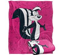 LOGOVISION Looney Tunes Pepe Le Pew Character Manta súper Suave con Tacto Sedoso - 152 x 127 cm