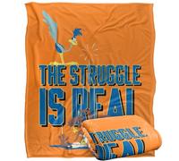 LOGOVISION Looney Tunes The Struggle Is Real Manta súper Suave con Tacto Sedoso - 152 x 127 cm
