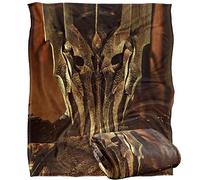 LOGOVISION Lord of The Rings Sauron Bound by Fire Manta súper Suave con Tacto Sedoso - 152 x 127 cm
