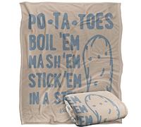 LOGOVISION Lord of The Rings The Taters Manta súper Suave con Tacto Sedoso - 152 x 127 cm