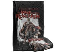 LOGOVISION Lord of The Rings War of The Rohirrim Helm Hammerhand Band Manta súper Suave con Tacto Sedoso - 91 x 147 cm