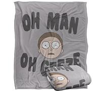 LOGOVISION Rick and Morty The Get It Together Manta súper Suave con Tacto Sedoso - 152 x 127 cm