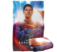 LOGOVISION Superman (2025) Look Up Poster Manta súper Suave con Tacto Sedoso - 91 x 147 cm