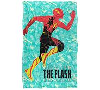 LOGOVISION The Flash Batman Supergirl Silhouette Manta súper Suave con Tacto Sedoso - 91 x 147 cm