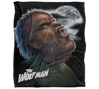 LOGOVISION Universal Monsters Blanket, 152 x 127 cm Werewolf Head Silky Touch Super Soft Throw Blanket