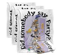 LOGOVISION WB 100Th Looney Tunes Friends Party Manta súper Suave con Tacto Sedoso - 152 x 127 cm (Paquete de 3)