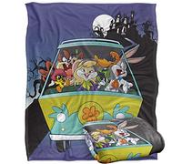 LOGOVISION WB 100Th Looney Tunes Scooby-Doo Van Manta súper Suave con Tacto Sedoso - 152 x 127 cm