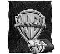 LOGOVISION WB 100Th WB Shield Looney Tunes Background Manta súper Suave con Tacto Sedoso - 152 x 127 cm