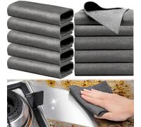 Loiluliy Paño De Limpieza Mágico,10 Piezas Reutilizables Balletas Microfibra 30x40cm Adecuado para La Limpieza De Cristales, Coches, Cocinas Y Baños