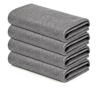 Loiluliy Paño De Limpieza Mágico,4 Piezas Reutilizables Balletas Microfibra 30x40cm Adecuado para La Limpieza De Cristales, Coches, Cocinas Y Baños