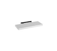 Lola Home Estante de pared flotante de madera MDF blanco de 23x60 cm