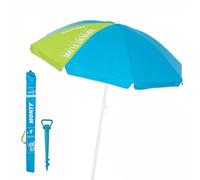 Lola Home Sombrilla de Playa Fibra de Vidrio y Soporte de Arena con Protección Solar UPF+50 de Acero y Nylon Azul