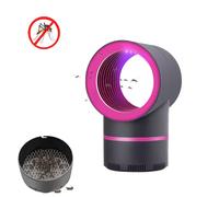 Lolek Trampa Electrónica Antimosquitos con Cable USB | Luz UV Silenciosa | Atrapa Mosquitos e Insectos | Sin Químicos | Ideal para Dormitorio, Oficina y Hogar | Diseño Compacto y Seguro Blanco