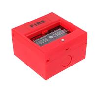 LOLIPPYY Estación de Alarma de Emergencia Manual Botón de Llamada Reiniciable, Interruptor de Plástico Rojo para Situaciones de Emergencia y Sistemas de Alarma contra Incendios