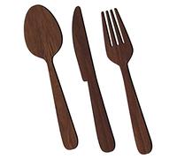 LOLIPPYY Utensilios De Madera Para Decoración Rústica De Pared De Cocina l Grande Madera Natural Sin Olor Decoración Colgante Para Hogar Comedor Restaurante