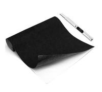 LOMUG 40 x 220 cm, fieltro autoadhesivo, 2 mm, fieltro adhesivo autoadhesivo, tela de fieltro, revestimiento interior, fieltro de rafia para manualidades, forros de cajas, sillas, muebles, color negro