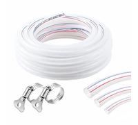 LOMUG Manguera de tejido de PVC de 1 pulgada, 25 mm de diámetro interior, manguera de aire comprimido, manguera de jardín, manguera de aire, manguera de aire de gasolina, manguera de compresor