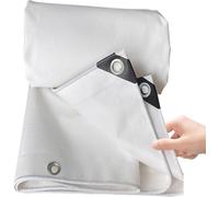 Lona blanca resistente impermeable, 3x6m(9.8ftx19.7ft), 3x6m(9.8ftx19.7ft) | Impermeable y resistente a los rayos , ideal para toldos, barcos y tejados