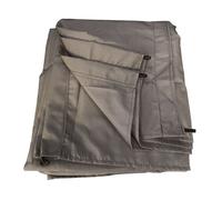 Lona color topo de 2,54 x 2,58m para pérgola independiente 3 × 3m cassis
