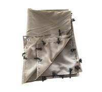 Lona color topo de 2,96 x 2,50m para pérgola mural de 3 × 2,5m nice