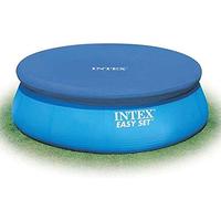 Lona de Intex para piscinas Easy-Pools, color negro, 366 cm de diámetro, lona de protección