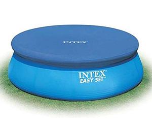 Lona de Intex para piscinas Easy-Pools, color negro, 366 cm de diámetro, lona de protección