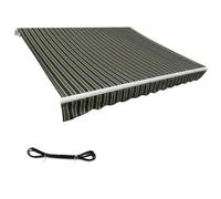 Lona de Repuesto para Toldo Exterior, Tela de Repuesto para Toldo, 200-700cm Lona Recambio Jardín Patio Terraza Balcón, Cubierta Superior Resistente A Los Rayos(Blue-Green,600cmWx300cmL)