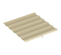 Lona de techo Outsunny para Arbor 3x3 m - Lona retráctil para Arbor solo 250 x cm beige Amarillo claro