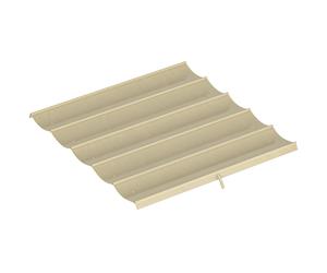 Lona de techo Outsunny para Arbor 3x3 m - Lona retráctil para Arbor solo 250 x cm beige Amarillo claro