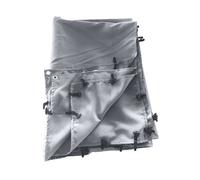 Lona gris de 2,96 x 2,50m para pérgola mural de 3 × 2,5m nice