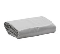 Lona gris resistente de 5 x 8 m, 600 g/m², impermeable, para camping, jardín, equipo de camiones, duradera, resistente al desgarro, protección versátil