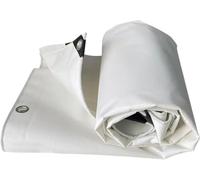 Lona impermeable blanca resistente, 3x6m(9.8ftx19.7ft), 3x6m(9.8ftx19.7ft) | Protección resistente para exteriores y jardín, cubierta fija plegable y fácil de guardar