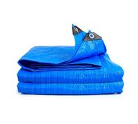 Lona Impermeable con Ojales Metálicos - Multiusos, Protección Universal, Resistente a Climas Extremos, 50g/90g de Grosor